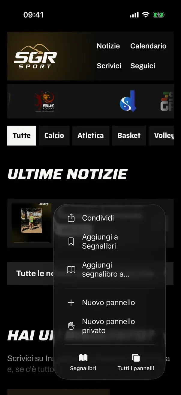 Passaggio 2: Tocca «Condividi».